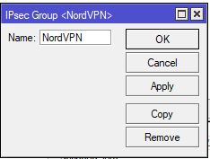 Mikrotik NordVPN IKEv2