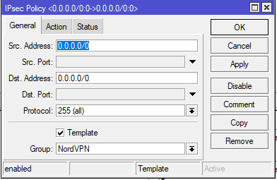 Mikrotik NordVPN IKEv2