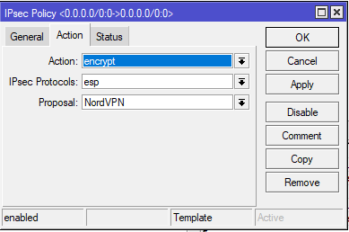 Mikrotik NordVPN IKEv2