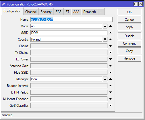 Mikrotik Capsman Configuration AX