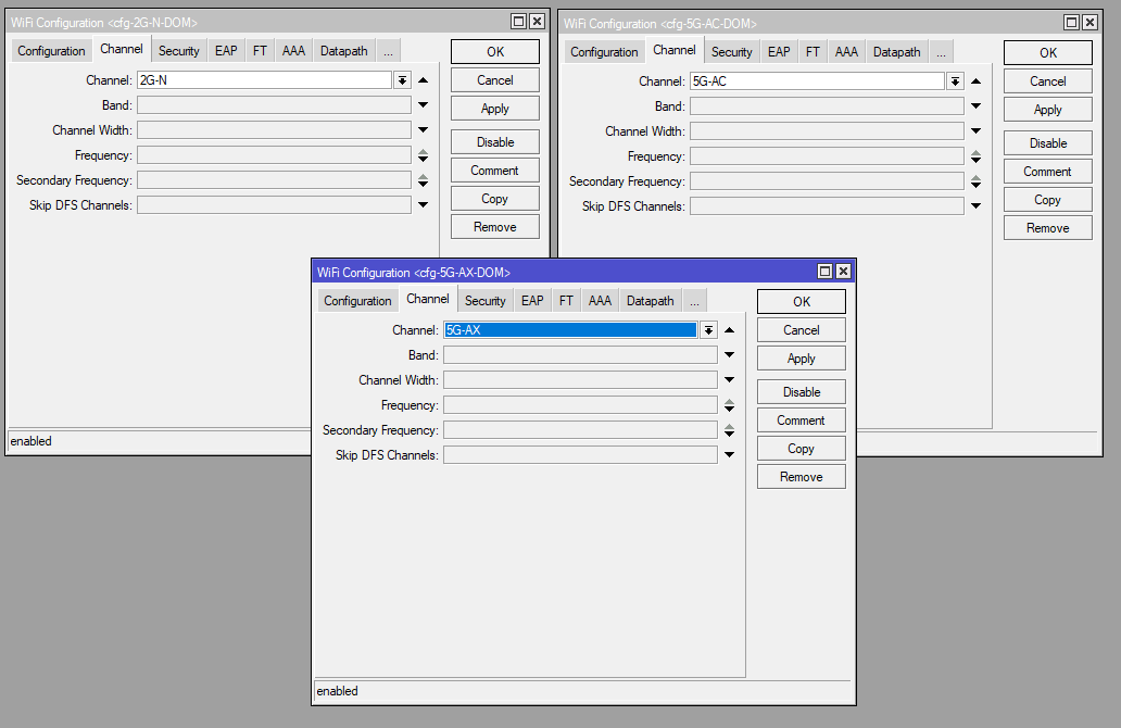 Mikrotik Capsman Configuration Channels