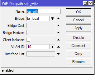 Mikrotik Capsman Datapath