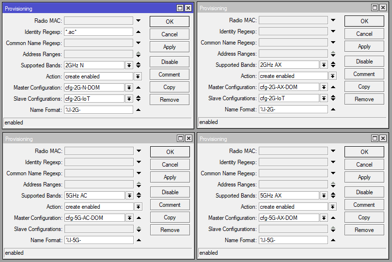 Mikrotik Capsman Provisioning Config