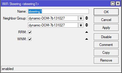 Mikrotik Capsman Steering